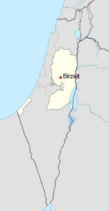 Bir Zeit map